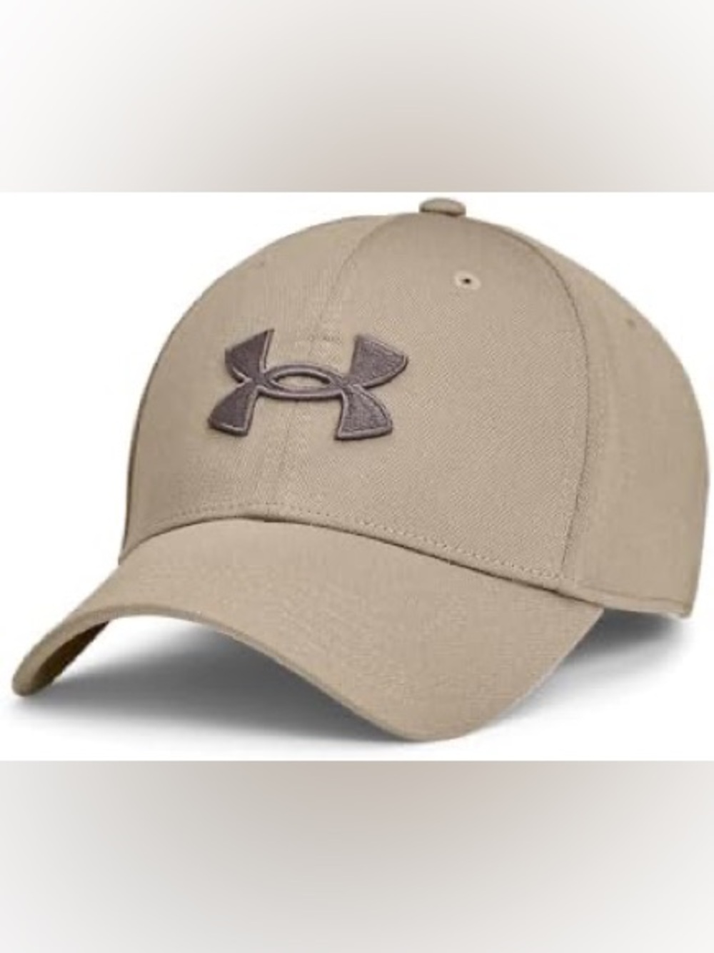 Under Armour Men's Blitzing II Stretch Fit Cap  Timberwolf Taupe / / Fresh Clay